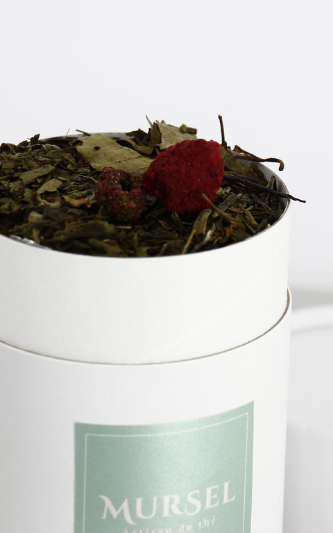 N°29 – Thé vert BIO – Violette & framboise