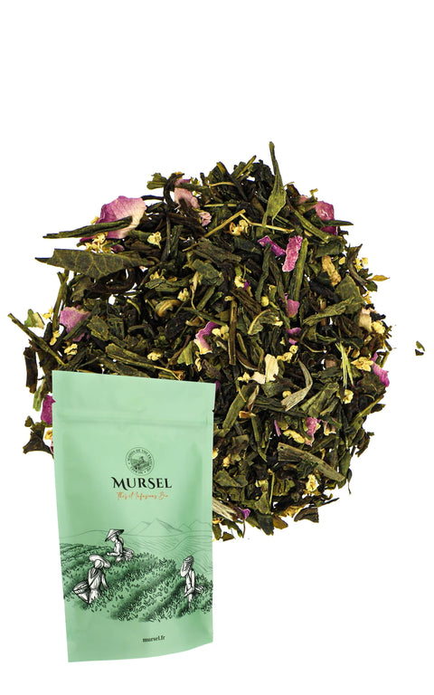 N°16 – Thé vert BIO – Jasmin & rose