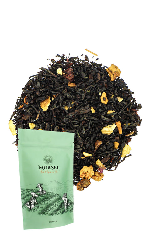 N°49 – Thé noir BIO de Noël – Cannelle & orange